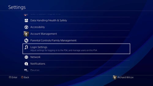 Why cant i download game saves data from another account on ps4